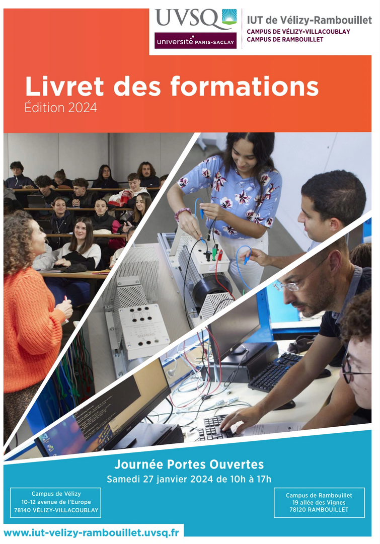 livret formations IUT vélizy rambouillet