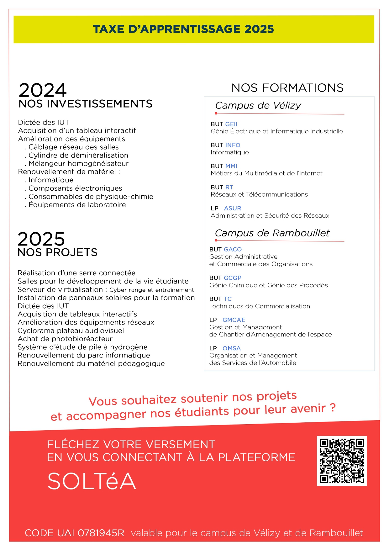 Taxe d'apprentissage 2025